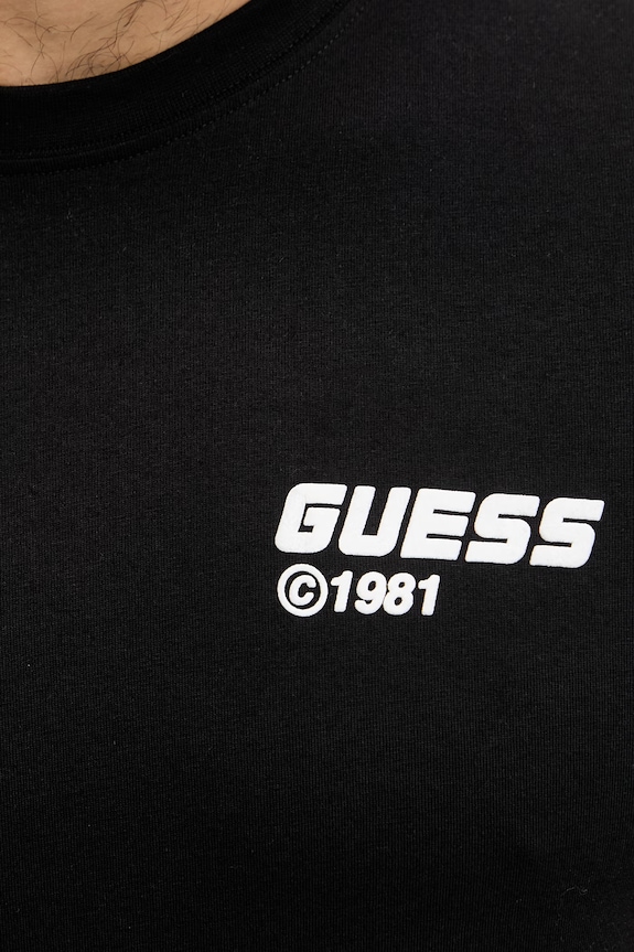 Bavlnené tričko Guess LAURO Z6RI12.I3Z14 čierna