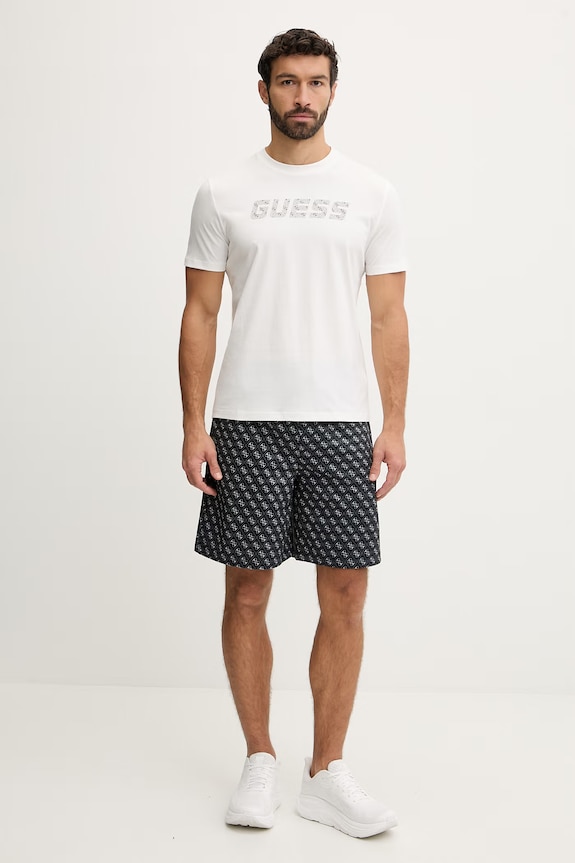 Bavlnené tričko Guess MASKA Z6RI15.I3Z14 béžová SS26