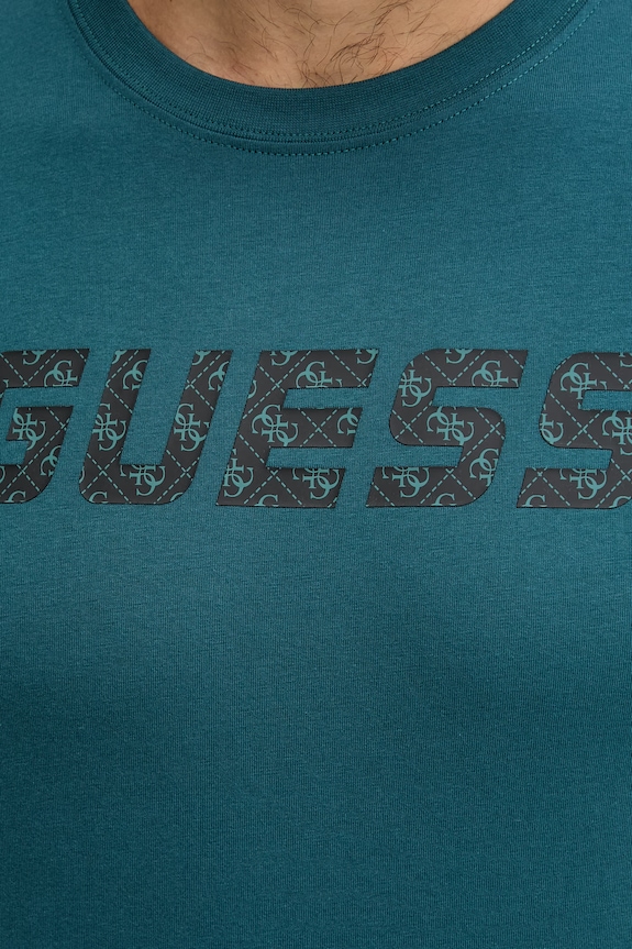 Guess tricou din bumbac MASKA Z6RI15.I3Z14 turcoaz