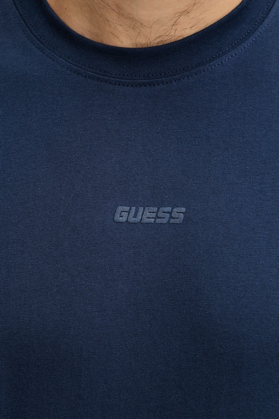 Guess tricou din bumbac GIANO Z6RI16.I3Z14 bleumarin