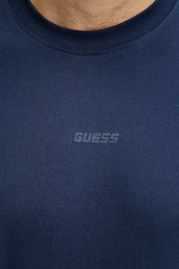 Guess tricou din bumbac GIANO Z6RI16.I3Z14 bleumarin