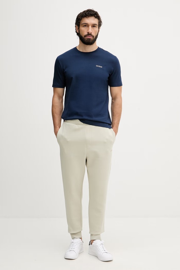 Guess tričko pánske bavlnené MARZIO Z6RI17.I3Z14 tmavomodrá SS26