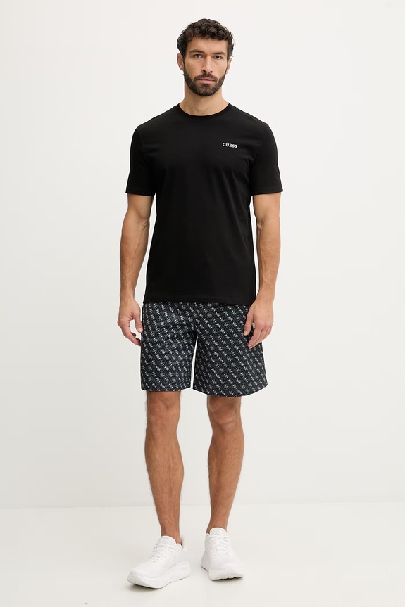 Guess tricou pentru bărbați din bumbac MARZIO Z6RI17.I3Z14 negru SS26