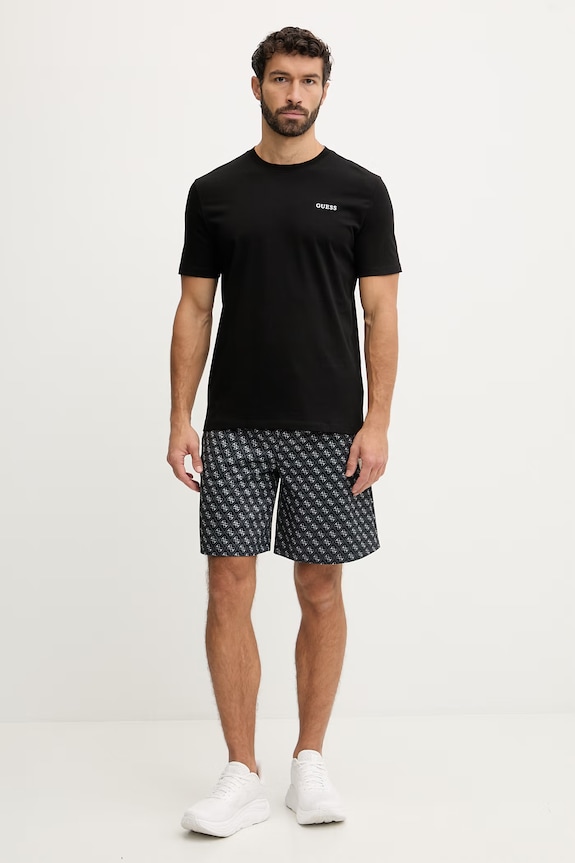 Guess tricou pentru bărbați din bumbac MARZIO Z6RI17.I3Z14 negru SS26