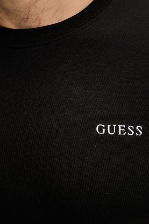 Guess tricou pentru bărbați din bumbac MARZIO Z6RI17.I3Z14 negru