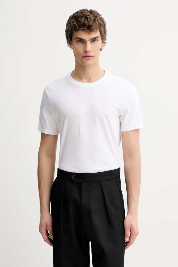 Calvin Klein t-shirt 2 db elasztánnal fekete LV04LD245G