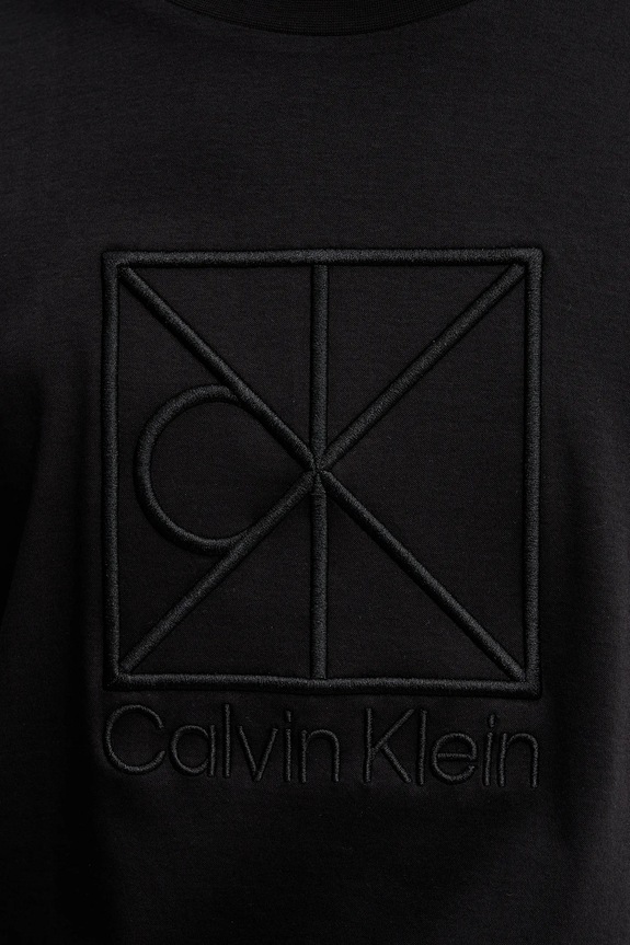Bavlnené tričko Calvin Klein LV04LE200G čierna
