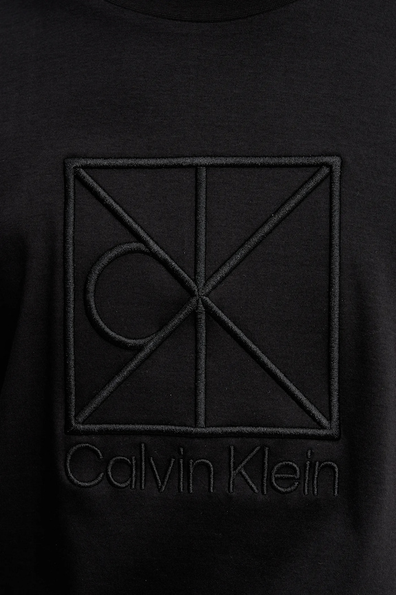 Bavlnené tričko Calvin Klein LV04LE200G čierna
