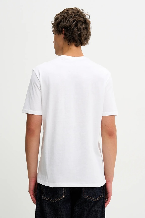 Oblečenie Bavlnené tričko Calvin Klein LV04RE807G biela