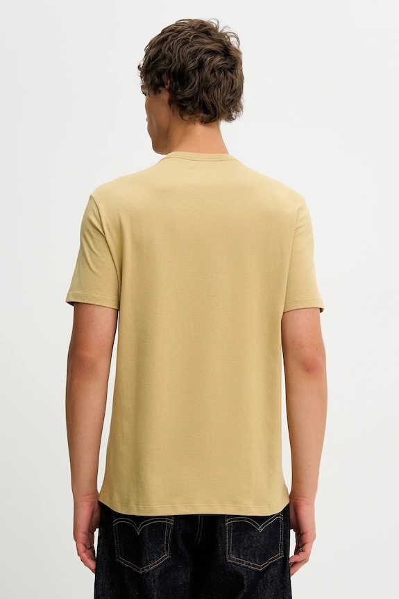 Oblečenie Bavlnené tričko Calvin Klein LV04RE807G béžová
