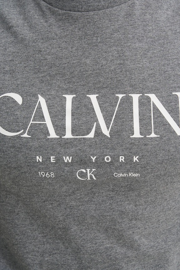 Bavlnené tričko Calvin Klein LV04RE807G sivá