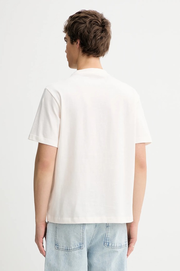 Ruházat Calvin Klein pamut póló LV04RE832G bézs