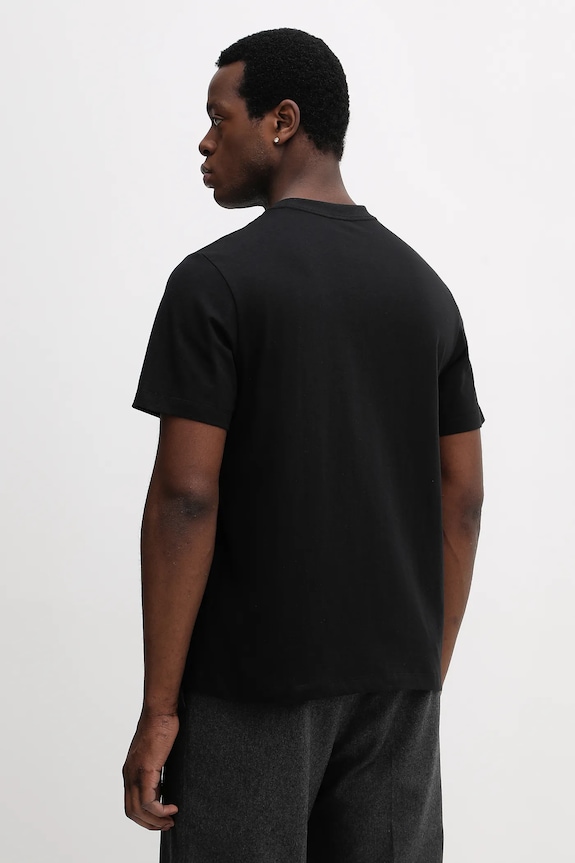 Ρούχα Βαμβακερό μπλουζάκι Calvin Klein LV04RE832G μαύρο