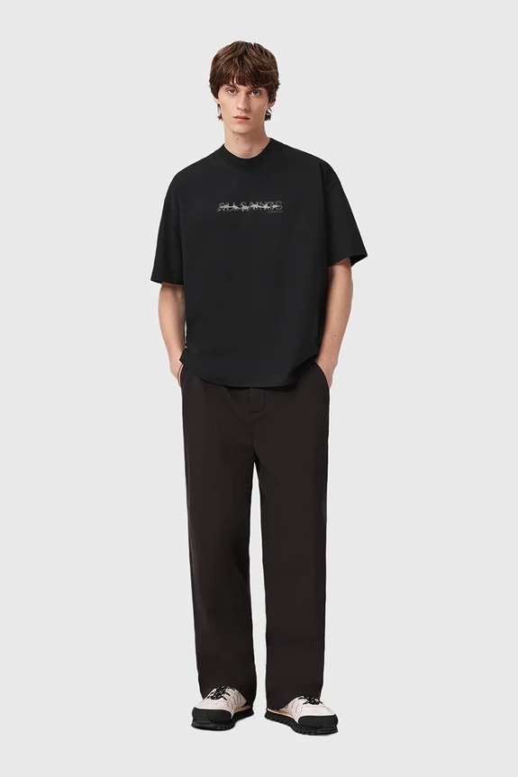 Odzież AllSaints t-shirt bawełniany M038PD czarny