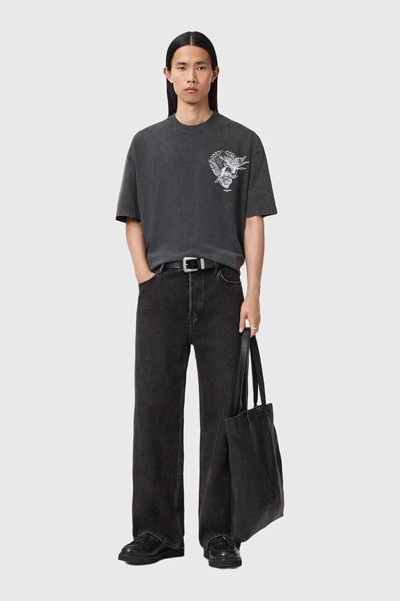 Odzież AllSaints t-shirt bawełniany M028PD szary