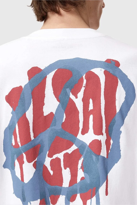 AllSaints t-shirt bawełniany biały M035PD