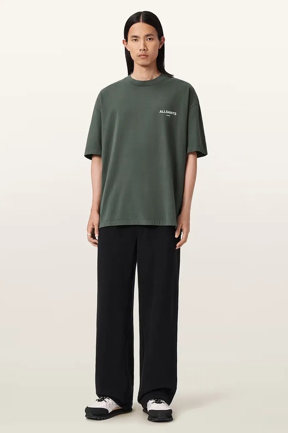 Βαμβακερό μπλουζάκι AllSaints M045PD