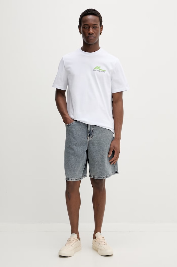 MSGM majica za muškarce od pamuka 4040MM120N.267002 bijela SS26