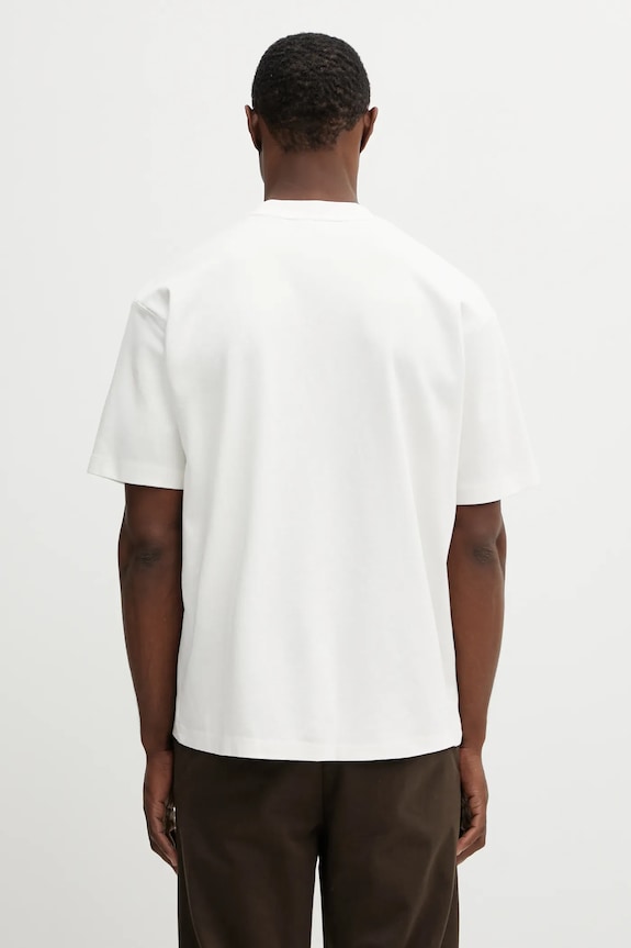Îmbrăcăminte Drôle de Monsieur tricou din bumbac LHomme Au Tableau J.TS290.CO002.OW bej