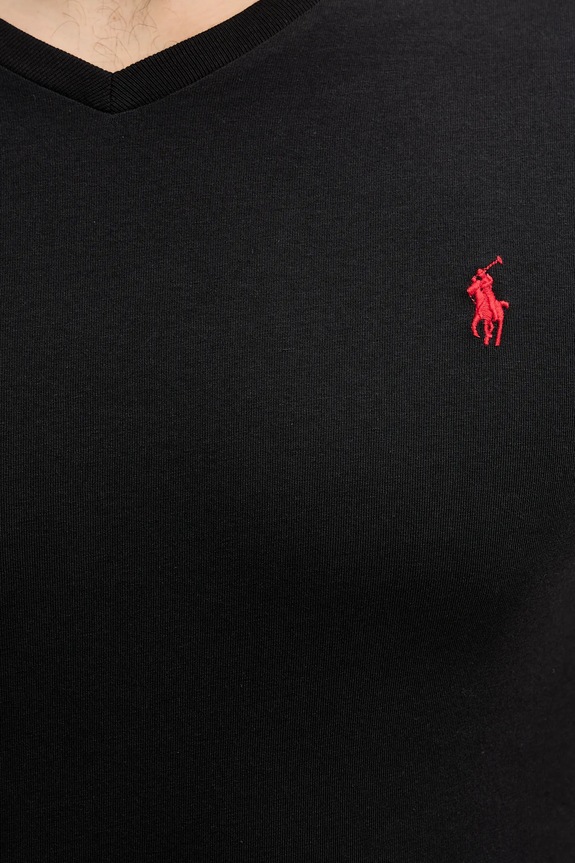 Bavlnené tričko Polo Ralph Lauren 710671453 čierna