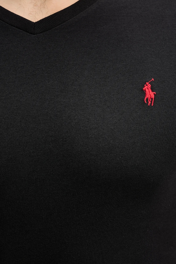 Bavlnené tričko Polo Ralph Lauren 710671453 čierna