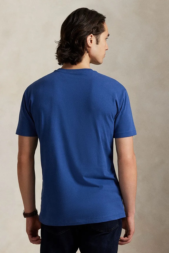 Polo Ralph Lauren t-shirt bawełniany 710981370 granatowy SS26