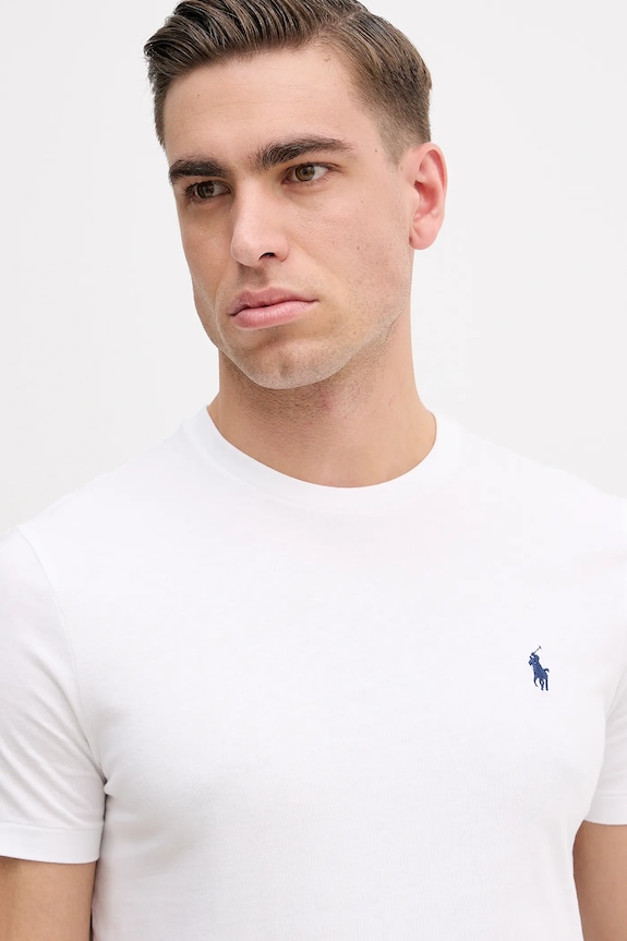 Bavlnené tričko Polo Ralph Lauren 2-pak biela 710B14689