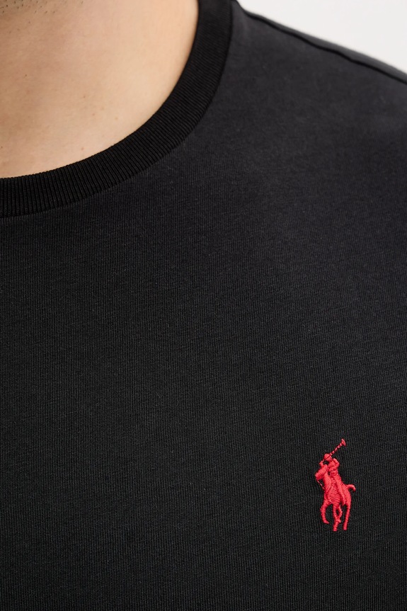 Bavlnené tričko Polo Ralph Lauren 2-pak 710B14689 čierna
