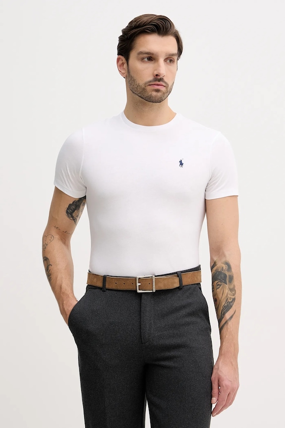 Bavlnené tričko Polo Ralph Lauren 2-pak slim čierna 710B14689