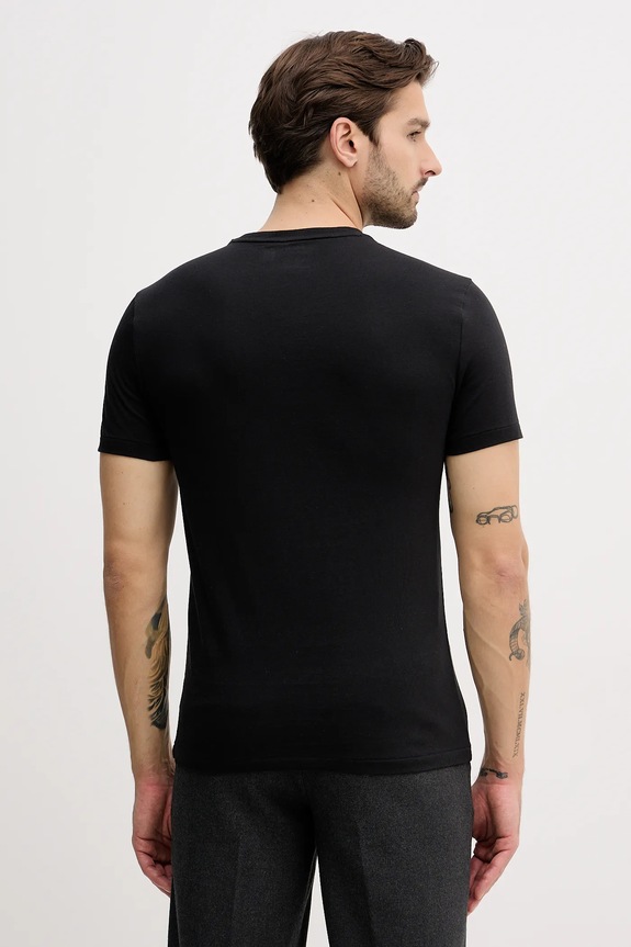 Bavlnené tričko Polo Ralph Lauren 2-pak 710B14689 čierna