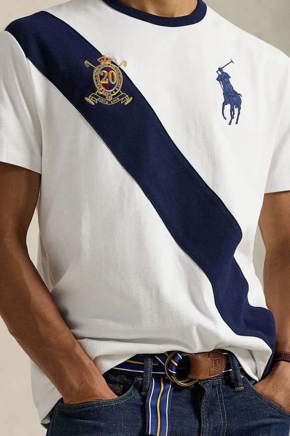 Polo Ralph Lauren pamut póló fehér 710981767