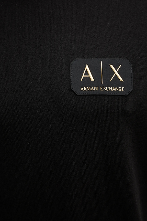 Armani Exchange tricou din bumbac XM002178.AF12308 negru