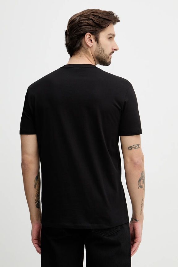 Oblečenie Bavlnené tričko Armani Exchange XM002229.AF12308 čierna