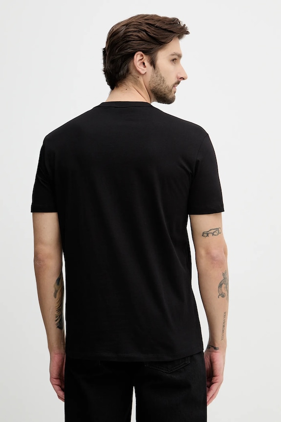 Oblečenie Bavlnené tričko Armani Exchange XM002229.AF12308 čierna