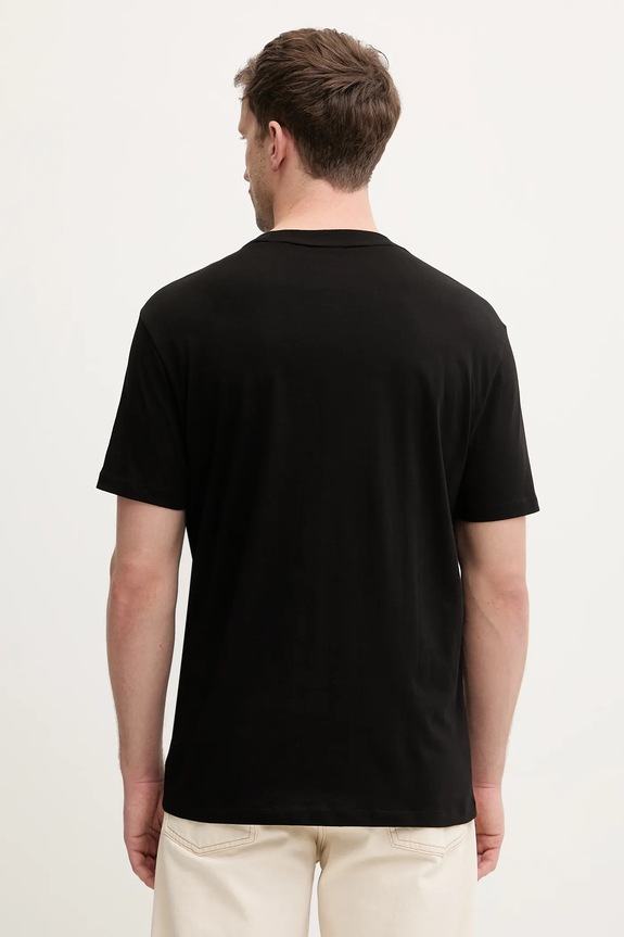 Oblečenie Bavlnené tričko Armani Exchange XM002827.AF12308 čierna