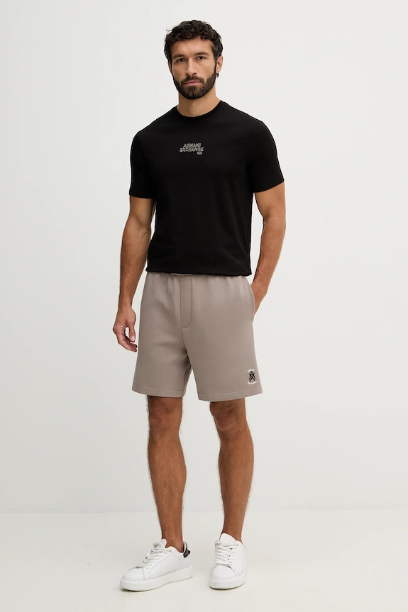 Pamučna majica Armani Exchange XM001784.AF10356 crna SS26