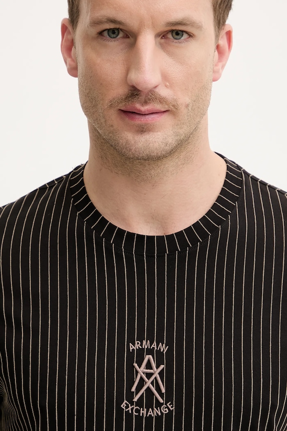 Armani Exchange tricou din bumbac negru XM001791.AF10356