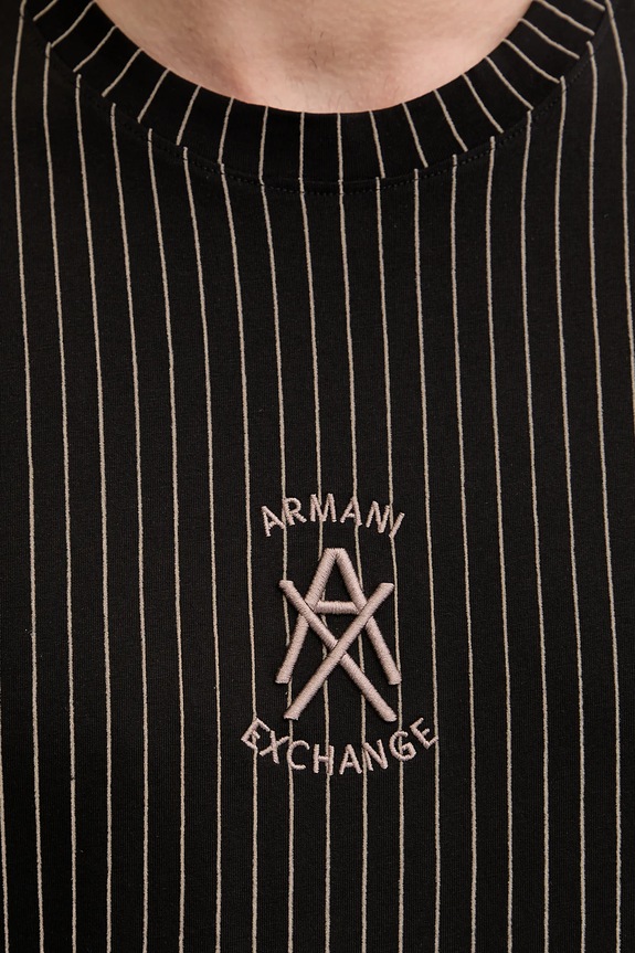 Armani Exchange tricou din bumbac XM001791.AF10356 negru