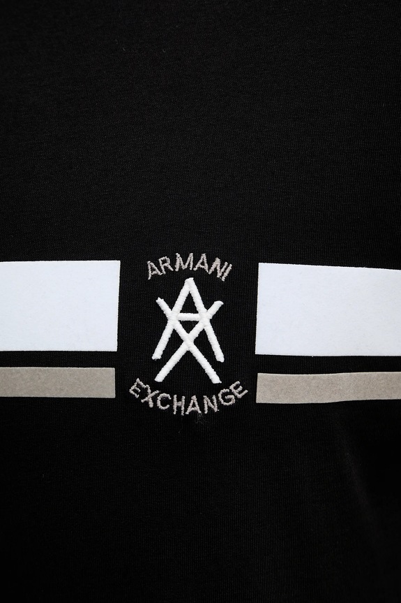 Armani Exchange tricou din bumbac XM001792.AF12308 negru