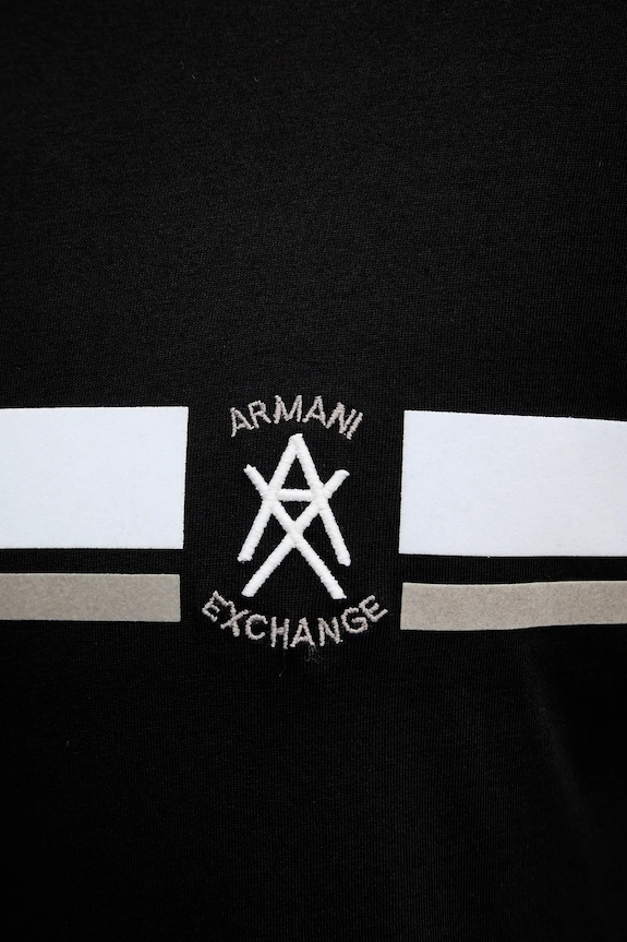Armani Exchange tricou din bumbac XM001792.AF12308 negru