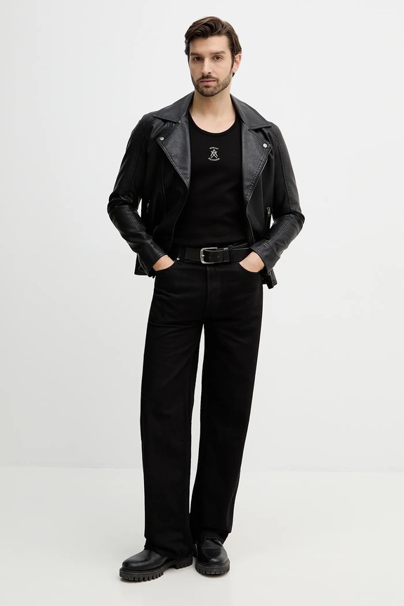 Armani Exchange tricou din bumbac XM001794.AF19963 negru SS26