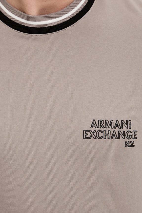 Bavlnené tričko Armani Exchange XM001795.AF10361 béžová