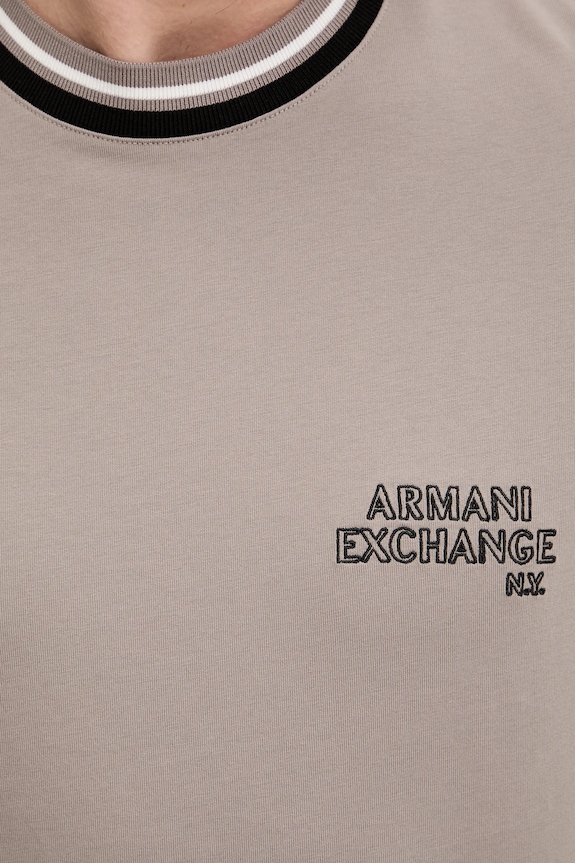 Bavlnené tričko Armani Exchange XM001795.AF10361 béžová