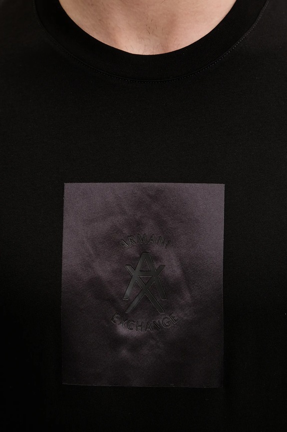 Armani Exchange tricou din bumbac XM002213.AF10356 negru