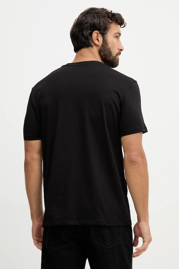 Oblečenie Bavlnené tričko Armani Exchange XM002214.AF10356 čierna
