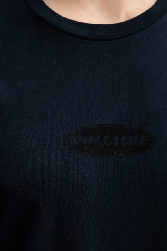 Bavlnené tričko ZADIG&VOLTAIRE JMTS01743 tmavomodrá