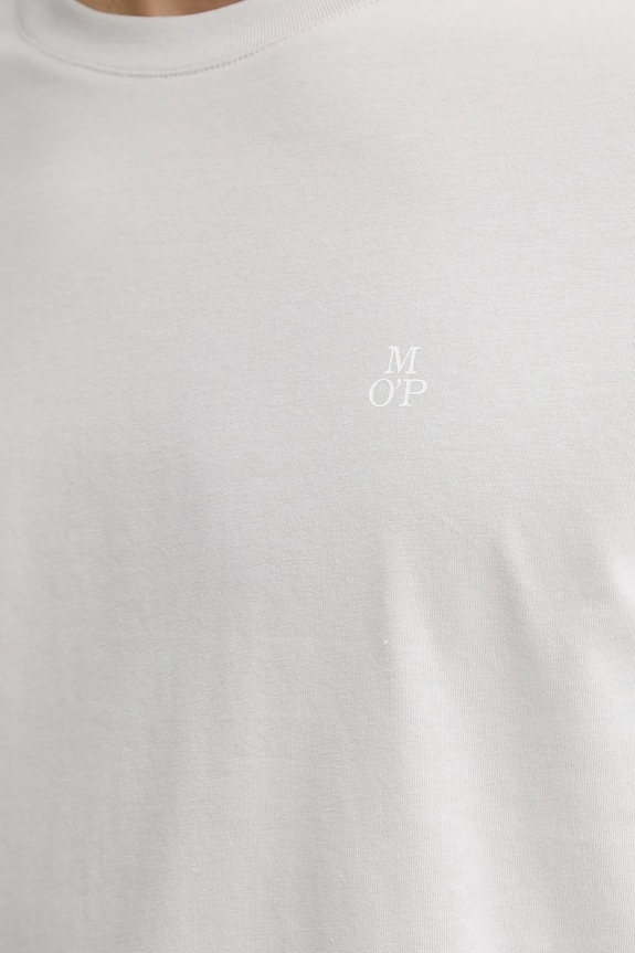 Βαμβακερό μπλουζάκι Marc O'Polo 620201251054 γκρί