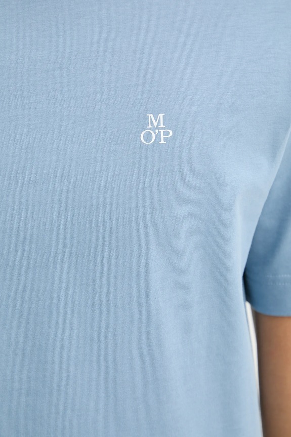 Βαμβακερό μπλουζάκι Marc O'Polo 620201251054 μπλε