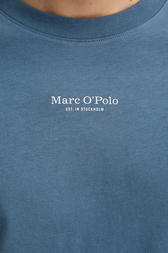 Βαμβακερό μπλουζάκι Marc O'Polo 620201251382 μπλε