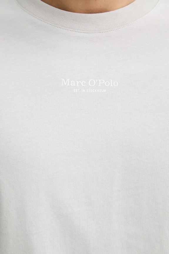 Βαμβακερό μπλουζάκι Marc O'Polo 620201251382 γκρί